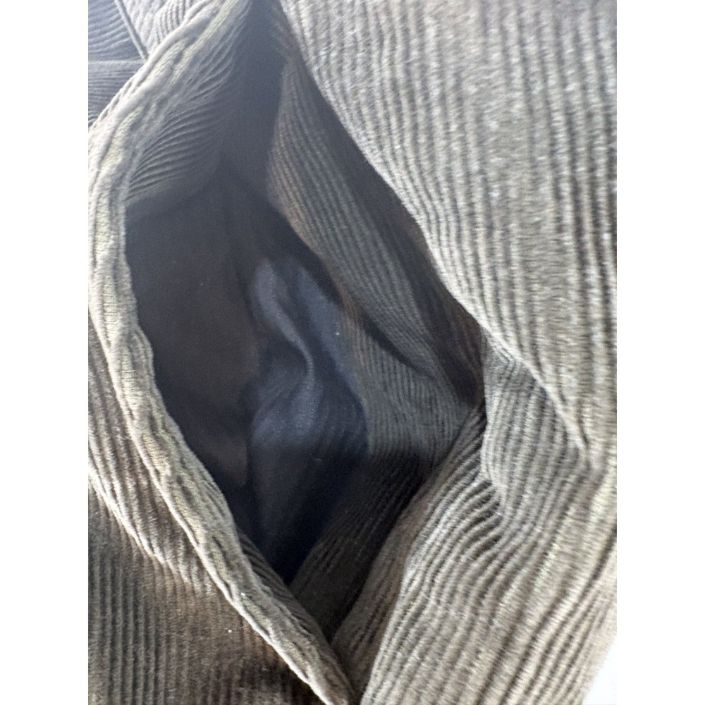 VTG Lands' End Corduroy Pants 30 Regular Men's (Cropped? READ) Olive Green Pants - Picture 7 of 10